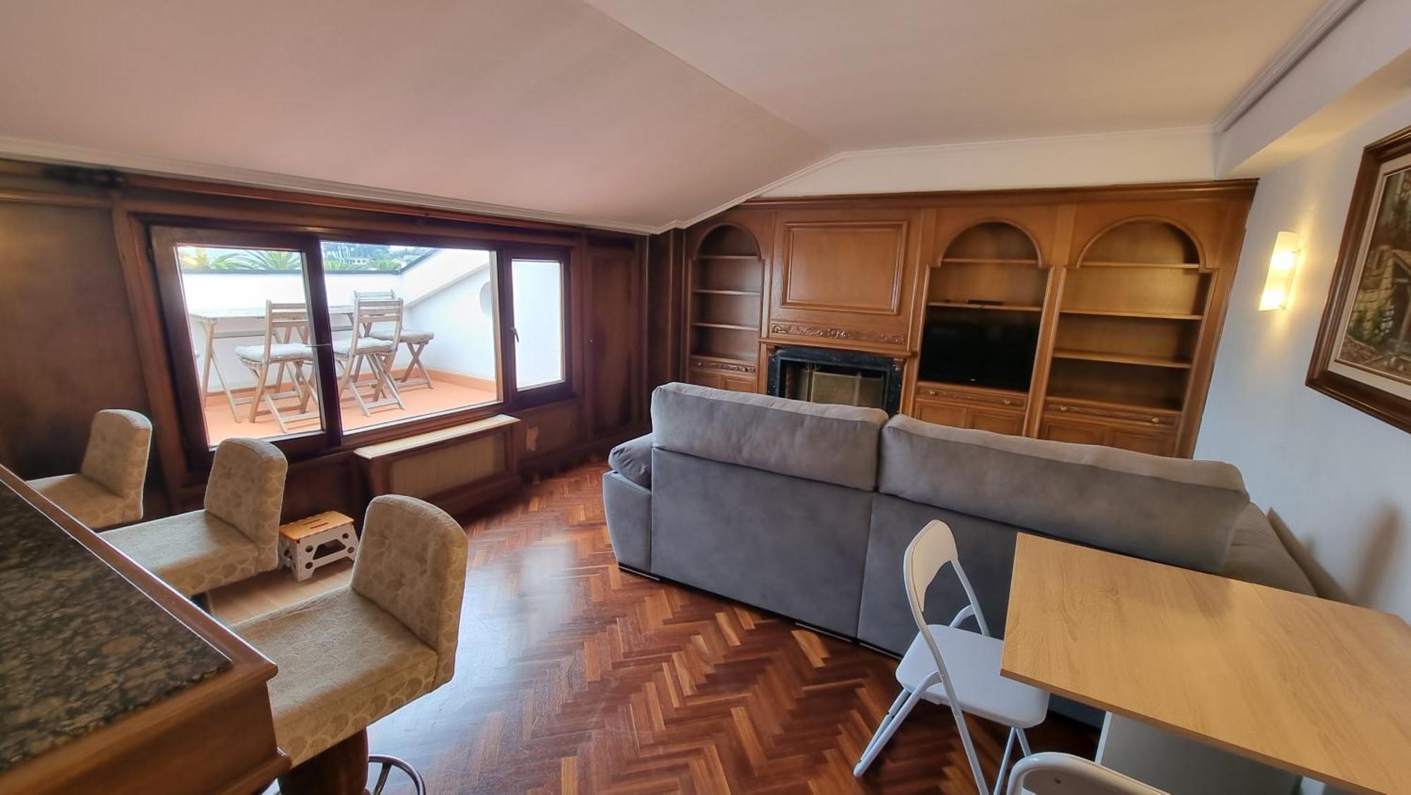 Ferienwohnung Precioso Atico Frente A La Playa De Santa Cristina A Coruña Exterior foto